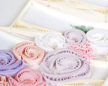 Load image into Gallery viewer, Floral Wedding Cake Quilling Card
