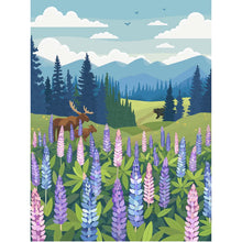 Load image into Gallery viewer, Lupines Meadow | 1000-Piece Puzzle for Adults | Designed in Canada by Diana Pinnell
