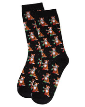 Load image into Gallery viewer, Cozy Cat Christmas Ladies Bamboo Socks
