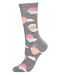 Hot Air Balloons Ladies Socks