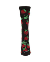 Load image into Gallery viewer, Strawberry Vines Ladies Bamboo Socks
