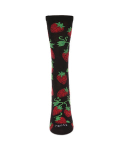 Strawberry Vines Ladies Bamboo Socks