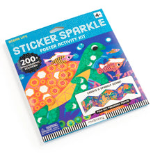 Load image into Gallery viewer, Ocean Life Sticker Sparkle Poster Activity Kit
