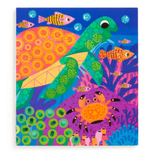 Load image into Gallery viewer, Ocean Life Sticker Sparkle Poster Activity Kit
