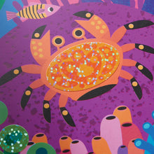 Load image into Gallery viewer, Ocean Life Sticker Sparkle Poster Activity Kit
