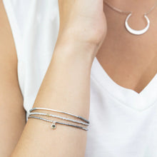 Load image into Gallery viewer, Miyuki Bracelet Trio - Frost/Silver
