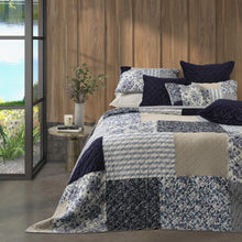 Load image into Gallery viewer, Navy Florals Quilt

