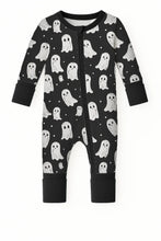 Load image into Gallery viewer, Midnight Mischief Baby Romper
