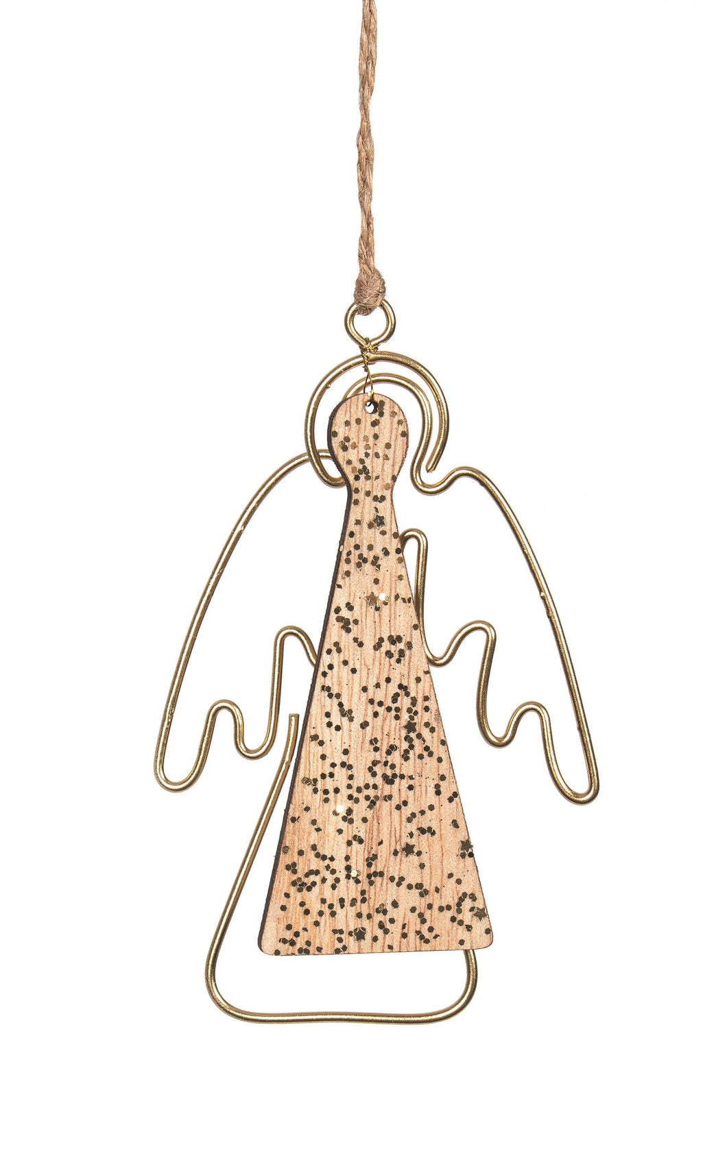 Wire Famed Angel Ornament