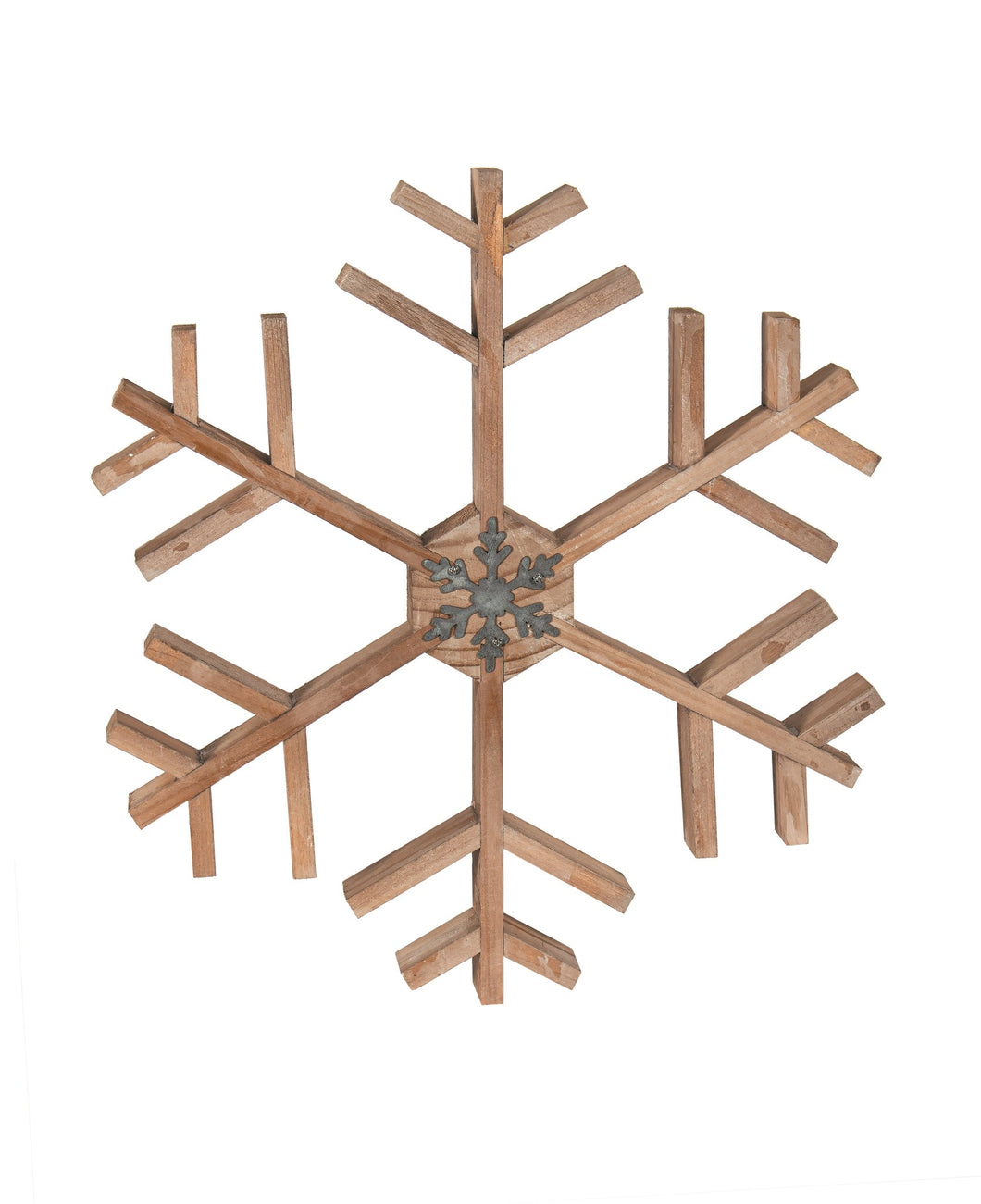 Wooden Snowflake Decor, Small