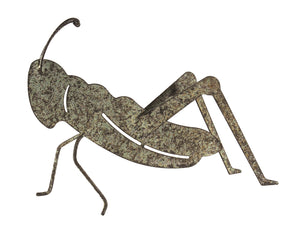 Patinated Garden Grasshopper