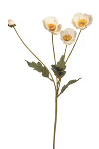 White Poppy Spray