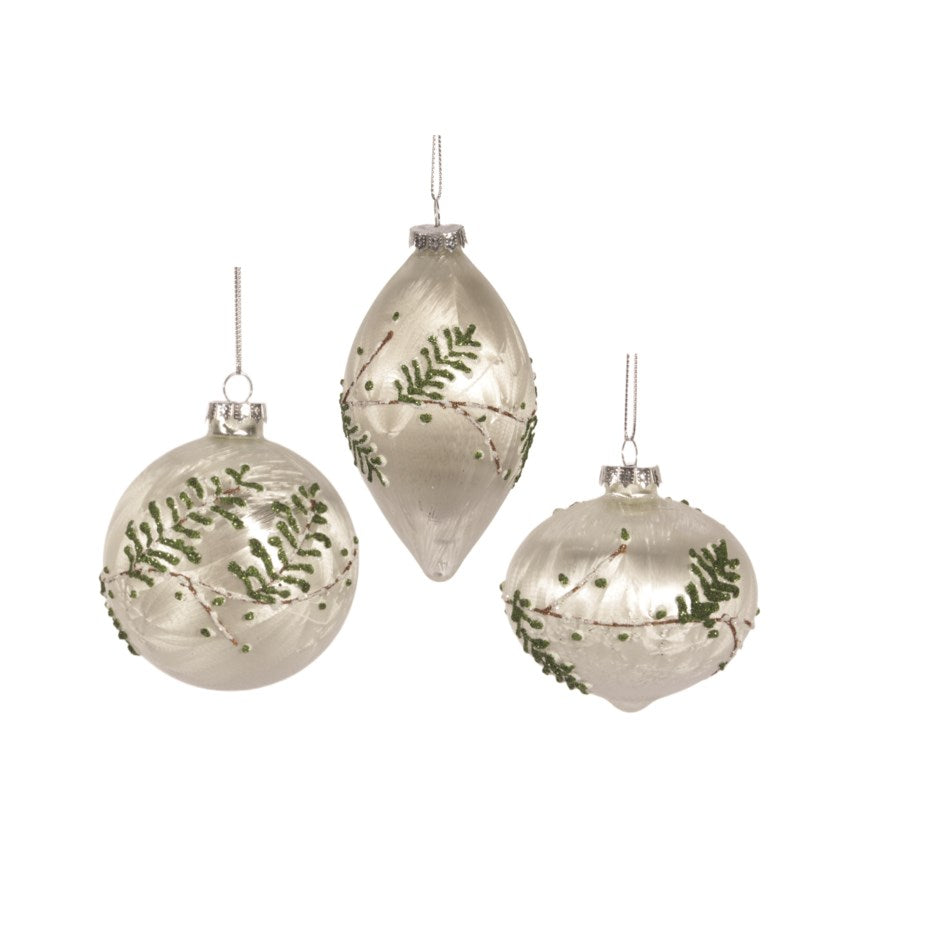 Glitter Pine Ornament
