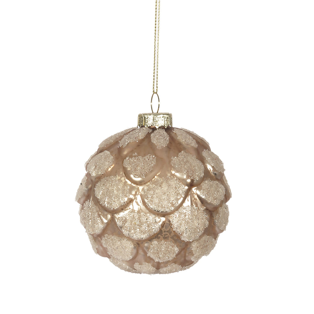Scalloped Ball Ornament