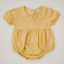 Load image into Gallery viewer, Peter Pan Collar Linen Romper
