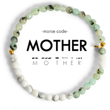 Load image into Gallery viewer, Morse Code Bracelet | MOTHER, Jasper &amp; Howlite
