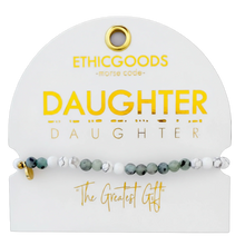 Load image into Gallery viewer, Morse Code Bracelet | DAUGHTER, Jasper + Howlite
