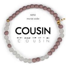 Load image into Gallery viewer, MINI Morse Code Bracelet | COUSIN, Lilac
