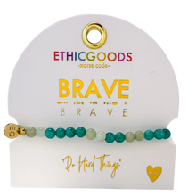 Load image into Gallery viewer, MINI Morse Code Bracelet | BRAVE
