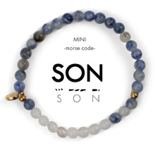 Load image into Gallery viewer, MINI Morse Code Bracelet | SON, Lapis
