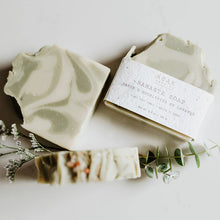 Load image into Gallery viewer, Soak Namaste Soap Bar - Eucalyptus and Lavender Essential Oil
