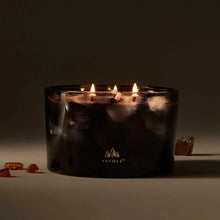 Load image into Gallery viewer, Thymes Noir Woods 3-Wick Poured Candle

