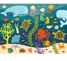 Load image into Gallery viewer, Ocean Life Floor Puzzle, 24pcs
