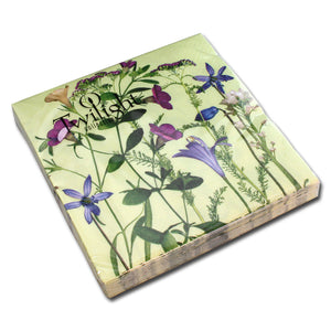 Flowery Scene Lunch Napkin