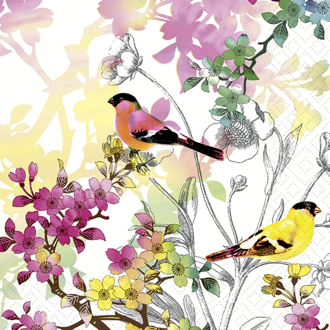 Birds in Spring Lunch Napkin