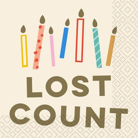 Lost Count Cocktail Napkin