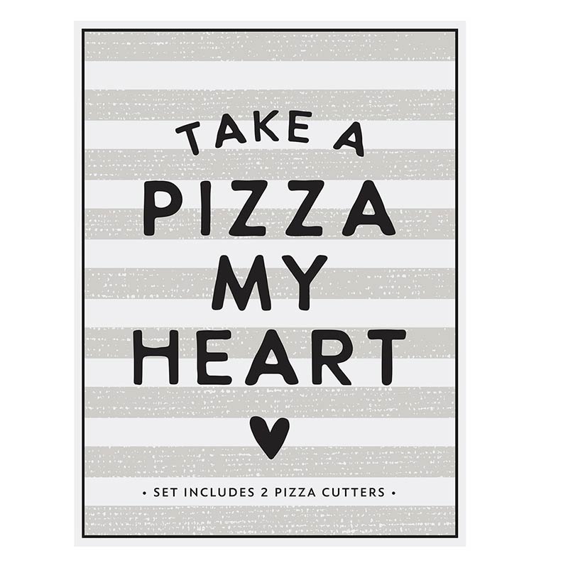 Pizza Cutter Book Box - Take a Pizza My Heart