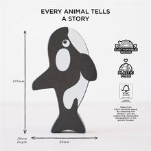 Load image into Gallery viewer, Le Toy Van: Ocean Life Stacking Animals &amp; Bag
