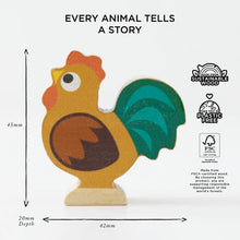 Load image into Gallery viewer, Le Toy Van: Farmyard Stacking Animals &amp; Bag
