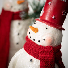 Load image into Gallery viewer, Snowflake Wishes Snowman Decor

