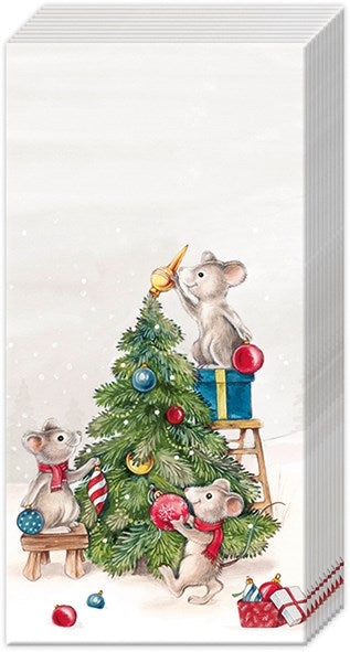 Mice at Work Pocket Tissue