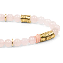 Load image into Gallery viewer, Intermix Stone Stacking Bracelet - Rose Quartz
