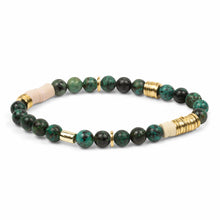 Load image into Gallery viewer, Intermix Stone Stacking Bracelet - African Turquoise
