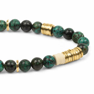Intermix Stone Stacking Bracelet - African Turquoise