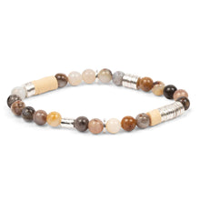 Load image into Gallery viewer, Intermix Stone Stacking Bracelet - Mexican Onyx
