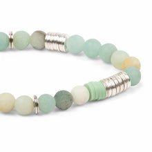 Load image into Gallery viewer, Intermix Stone Stacking Bracelet - Amazonite
