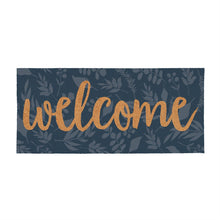 Load image into Gallery viewer, Grateful Gatherings Welcome Flocked Coir Sassafras
