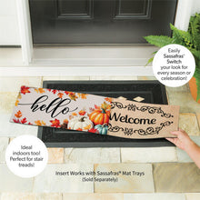 Load image into Gallery viewer, Hello Fall Pumpkin &amp; Leaves Sassafras Insert
