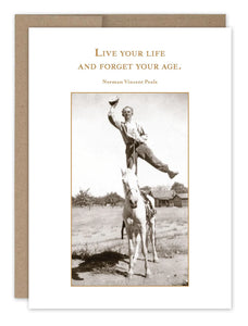 Live Your Life Birthday Card