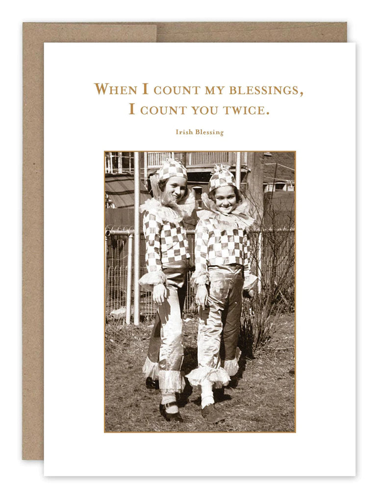 Count Twice Thank You Card
