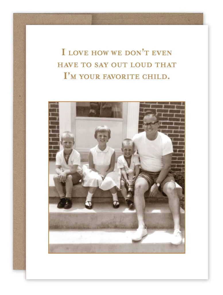 Favorite Child Birthday Card