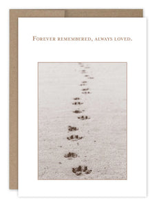 Forever Remembered Pet Sympathy Card