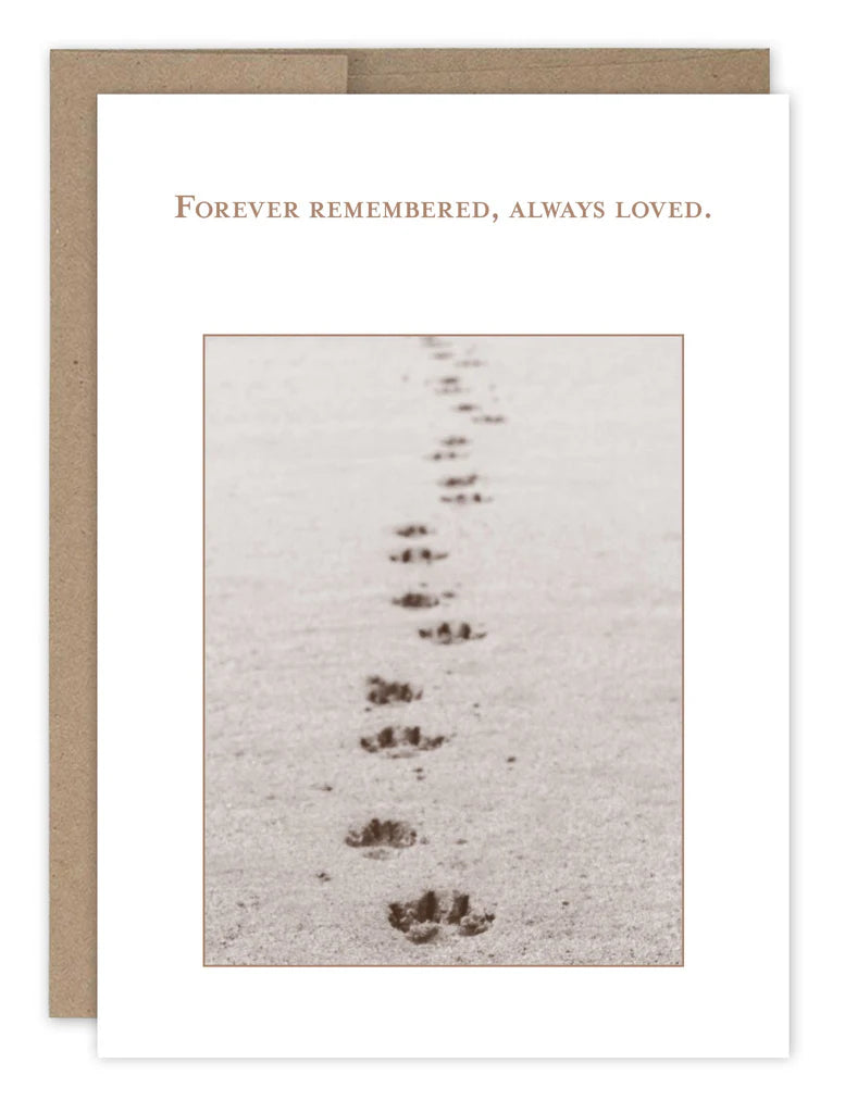 Forever Remembered Pet Sympathy Card