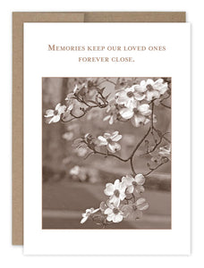 Memories Sympathy Card