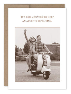 Adventure Waiting Birthday Card