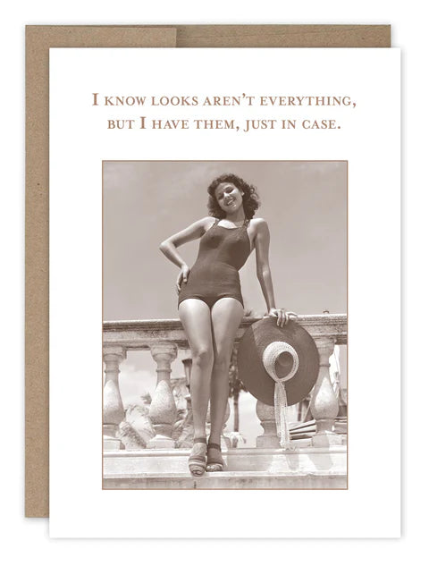 Looks Aren't Everything Birthday Card